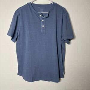 American Eagle Super Soft Slub Icon Henley T-Shirt Medium